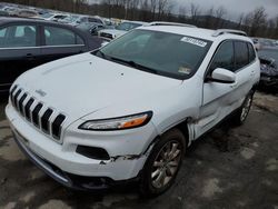 Salvage cars for sale from Copart Marlboro, NY: 2017 Jeep Cherokee Limited