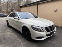 Salvage cars for sale at North Billerica, MA auction: 2014 Mercedes-Benz S 550 4matic