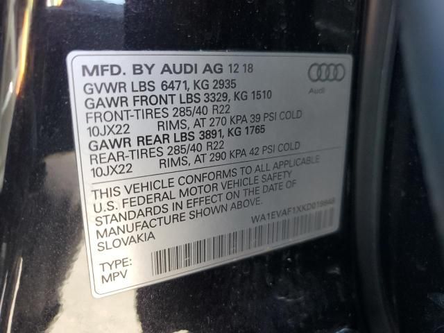 2019 Audi Q8 Premium Plus S-Line