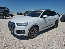 Salvage cars for sale from Copart New Braunfels, TX: 2017 Audi Q7 Premium Plus