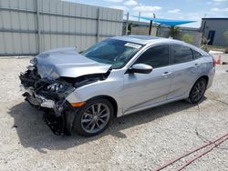 Salvage cars for sale from Copart Arcadia, FL: 2021 Honda Civic EX