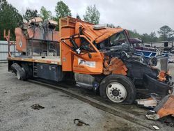 Salvage trucks for sale at Harleyville, SC auction: 2017 Hino 258 268