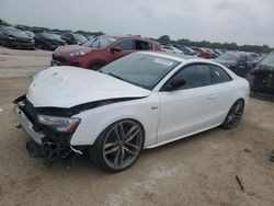 Salvage cars for sale at San Antonio, TX auction: 2016 Audi S5 Prestige