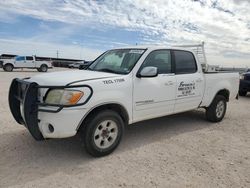 Salvage cars for sale from Copart Andrews, TX: 2005 Toyota Tundra Double Cab SR5