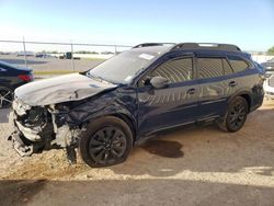 Salvage cars for sale at Houston, TX auction: 2024 Subaru Outback Onyx Edition