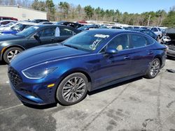Salvage cars for sale at Exeter, RI auction: 2020 Hyundai Sonata Limited