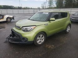 Salvage cars for sale at Dunn, NC auction: 2017 KIA Soul