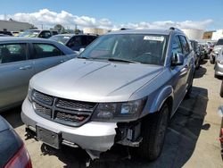 Salvage cars for sale from Copart Martinez, CA: 2018 Dodge Journey Crossroad