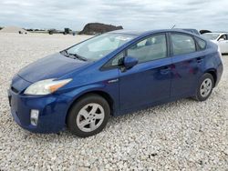 Salvage cars for sale from Copart New Braunfels, TX: 2011 Toyota Prius