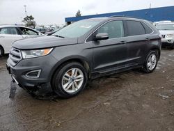 Salvage cars for sale at Woodhaven, MI auction: 2018 Ford Edge SEL