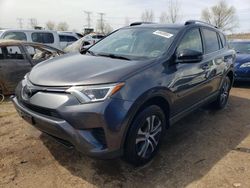 Salvage cars for sale from Copart Elgin, IL: 2018 Toyota Rav4 LE