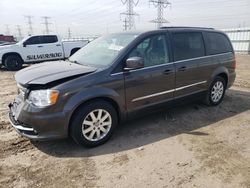 Salvage cars for sale at Elgin, IL auction: 2016 Chrysler Town & Country Touring