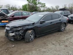 Salvage cars for sale at Baltimore, MD auction: 2015 Acura TLX Tech
