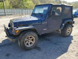 Salvage cars for sale at Hurricane, WV auction: 1997 Jeep Wrangler / TJ SE