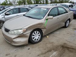 Salvage cars for sale at Bridgeton, MO auction: 2006 Toyota Camry LE