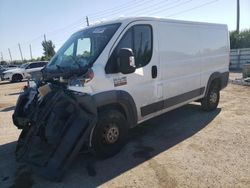 Salvage cars for sale at Miami, FL auction: 2017 Dodge RAM Promaster 1500 1500 Standard