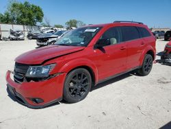 Salvage cars for sale from Copart Haslet, TX: 2016 Dodge Journey SXT