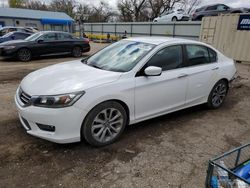 Vehiculos salvage en venta de Copart Wichita, KS: 2015 Honda Accord Sport