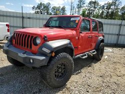 Salvage cars for sale at Harleyville, SC auction: 2020 Jeep Wrangler Unlimited Sport