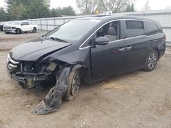 Salvage cars for sale at Finksburg, MD auction: 2014 Honda Odyssey Touring