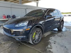 Porsche salvage cars for sale: 2017 Porsche Cayenne SE Hybrid Platinum