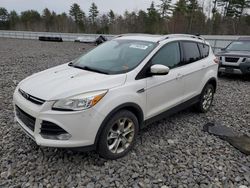 Salvage cars for sale at Windham, ME auction: 2014 Ford Escape Titanium