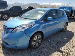 Salvage cars for sale at Magna, UT auction: 2013 Nissan Leaf S