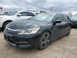 Salvage cars for sale at Chicago Heights, IL auction: 2017 Honda Accord Sport