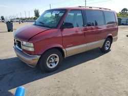 GMC Safari XT salvage cars for sale: 2000 GMC Safari XT