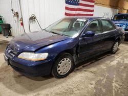 Salvage cars for sale from Copart Anchorage, AK: 2002 Honda Accord LX