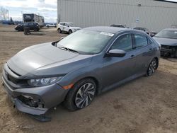 Salvage cars for sale from Copart Rocky View County, AB: 2019 Honda Civic LX