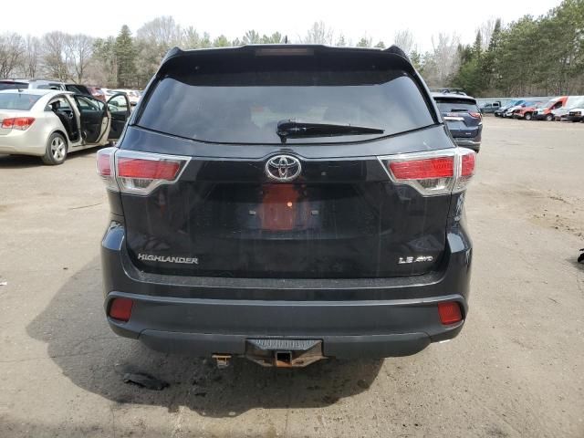 2016 Toyota Highlander LE