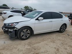 Salvage cars for sale at Haslet, TX auction: 2015 Honda Accord LX