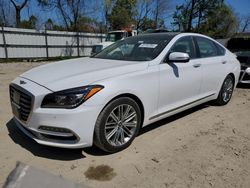 Salvage cars for sale from Copart Hampton, VA: 2018 Genesis G80 Base