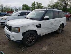 Salvage cars for sale from Copart Baltimore, MD: 2013 Land Rover Range Rover Sport HSE