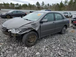 Salvage cars for sale from Copart Windham, ME: 2005 Toyota Corolla CE