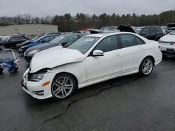 Mercedes-Benz C 300 4matic salvage cars for sale: 2013 Mercedes-Benz C 300 4matic