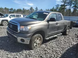 Salvage cars for sale at Windham, ME auction: 2011 Toyota Tundra Double Cab SR5