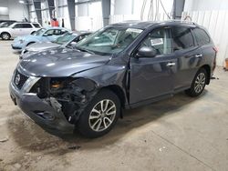 Salvage cars for sale at Ham Lake, MN auction: 2013 Nissan Pathfinder S