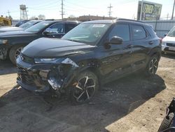 Salvage cars for sale from Copart Chicago Heights, IL: 2022 Chevrolet Trailblazer RS