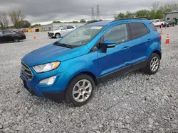 Salvage cars for sale at Barberton, OH auction: 2018 Ford Ecosport SE