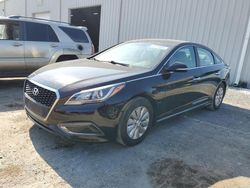 Salvage cars for sale at Jacksonville, FL auction: 2017 Hyundai Sonata Hybrid