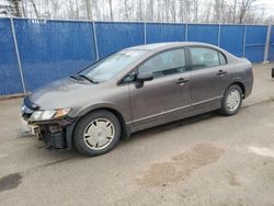 Salvage cars for sale from Copart Atlantic Canada Auction, NB: 2010 Honda Civic DX-G