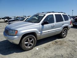 Salvage cars for sale at Antelope, CA auction: 2002 Jeep Grand Cherokee Limited