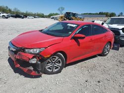 Salvage cars for sale from Copart Hueytown, AL: 2017 Honda Civic LX