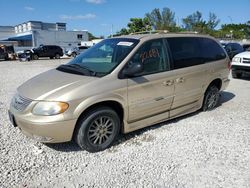 Chrysler salvage cars for sale: 2001 Chrysler Town & Country Limited