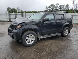 Salvage cars for sale at Harleyville, SC auction: 2011 Nissan Pathfinder S