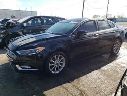 Salvage cars for sale at Chicago Heights, IL auction: 2017 Ford Fusion SE