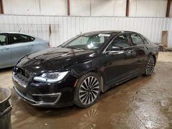 Salvage cars for sale at Lansing, MI auction: 2017 Lincoln MKZ Black Label