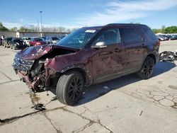 Ford Explorer xlt salvage cars for sale: 2018 Ford Explorer XLT